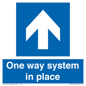 One way system in place